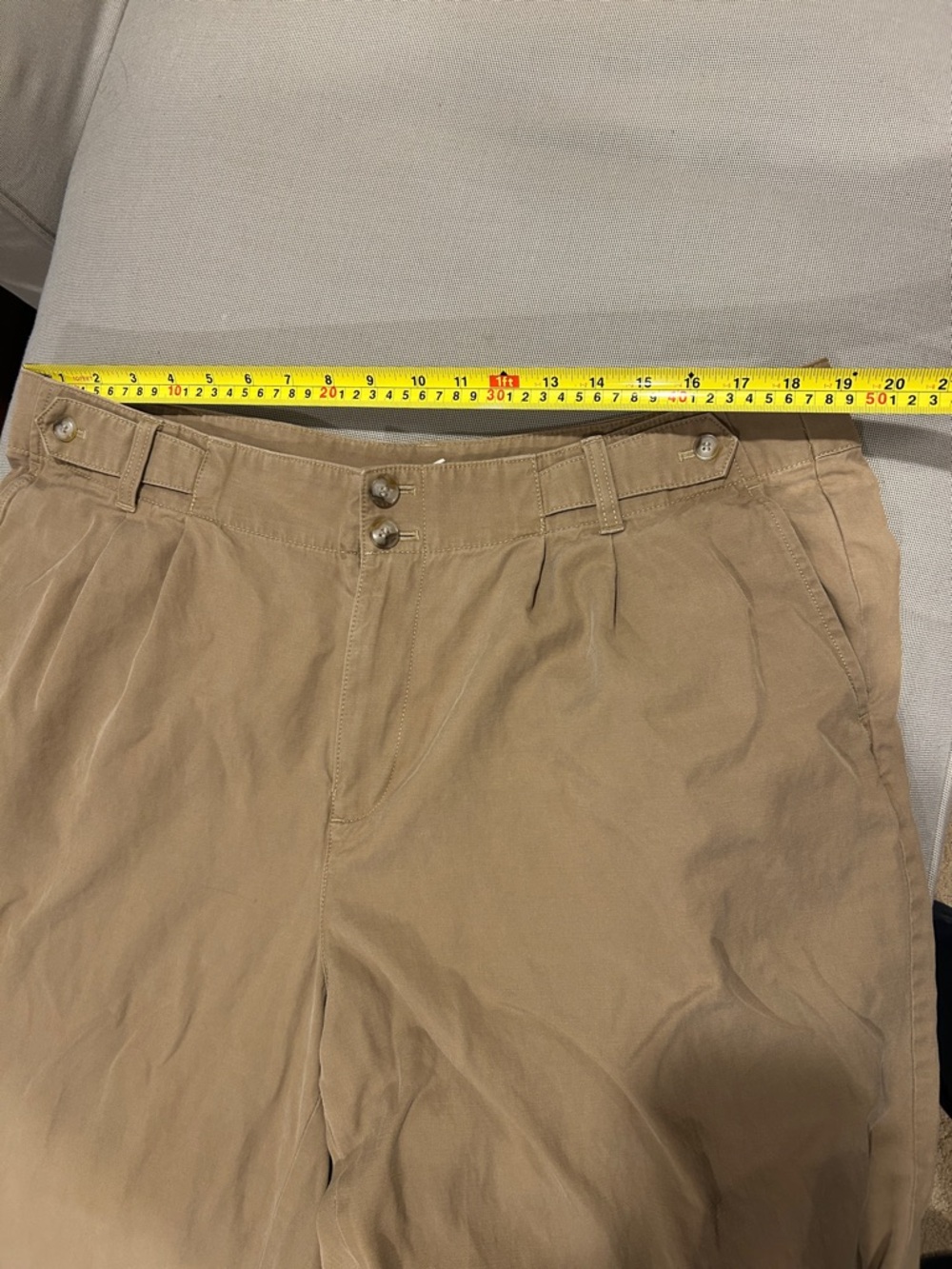 Madewell The Harlow Wide-Leg Pant in Tan Women’s 16w - Picture 4 of 14